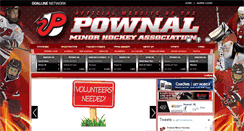 Desktop Screenshot of pownalminorhockey.com